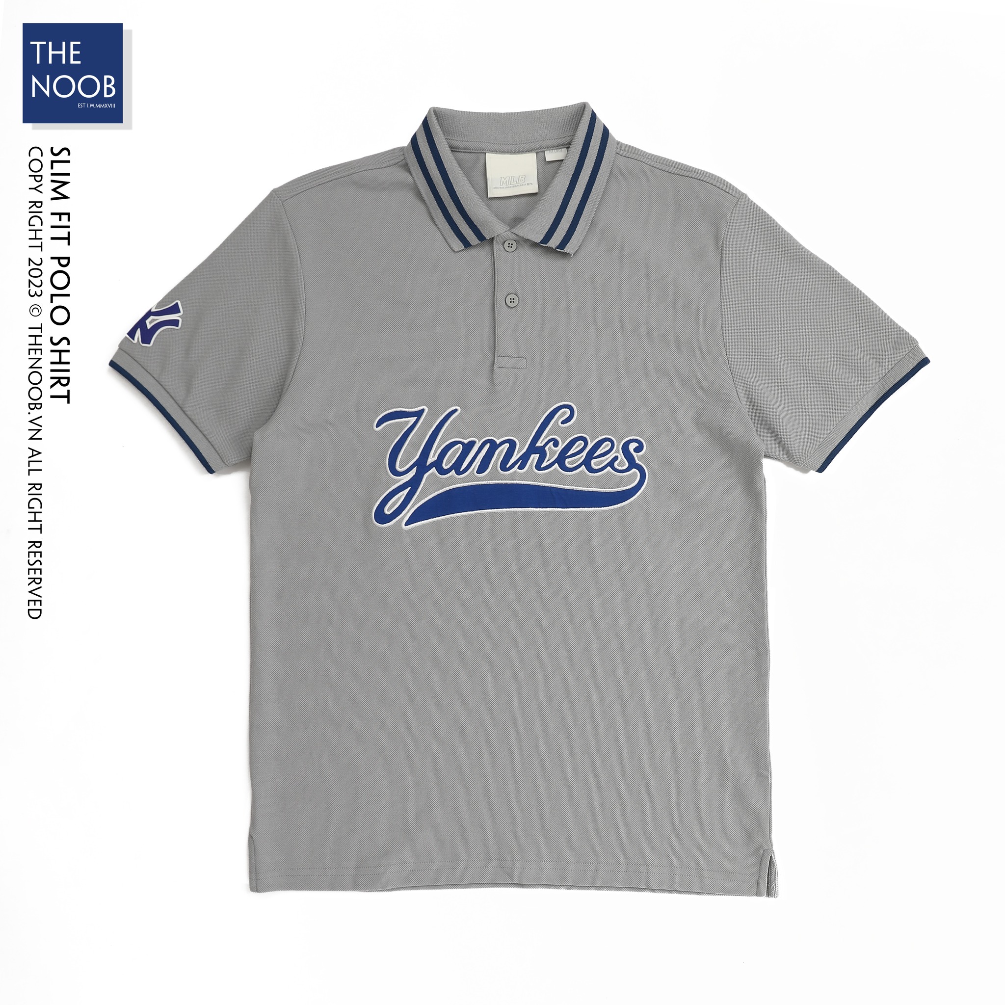Áo phông cộc tay cổ tròn MLB dòng Unisex màu xanh lá Linh VNXK #36 Áo phông cộc tay cổ tròn MLB dòng Unisex màu xanh lá Linh VNXK